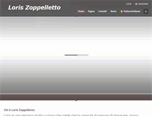 Tablet Screenshot of loriszoppelletto.com